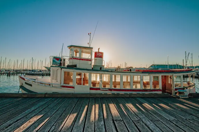 a boat on the water