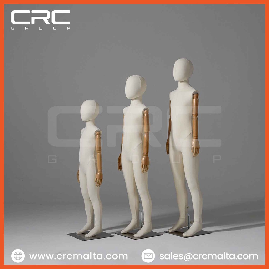 CRC Child Mannequins JCP-1-2-3-FNA