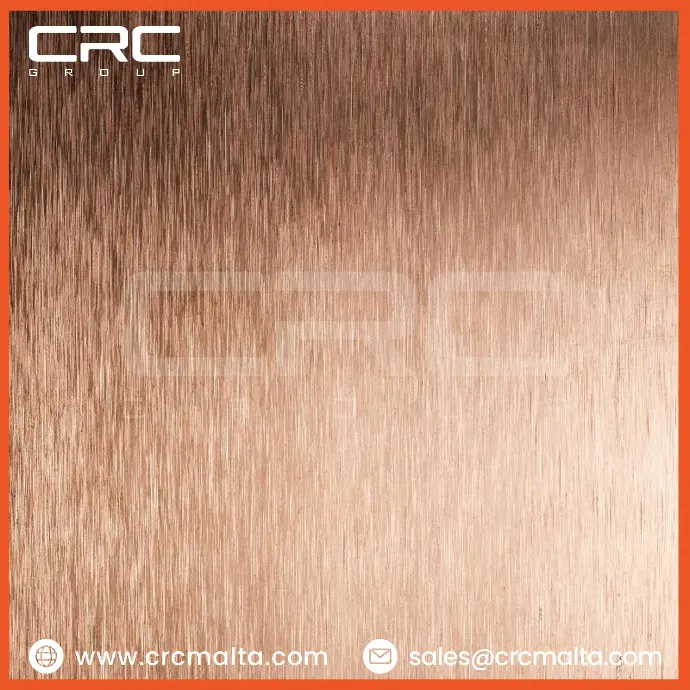 CRC Brushed Copper Steel Flooring