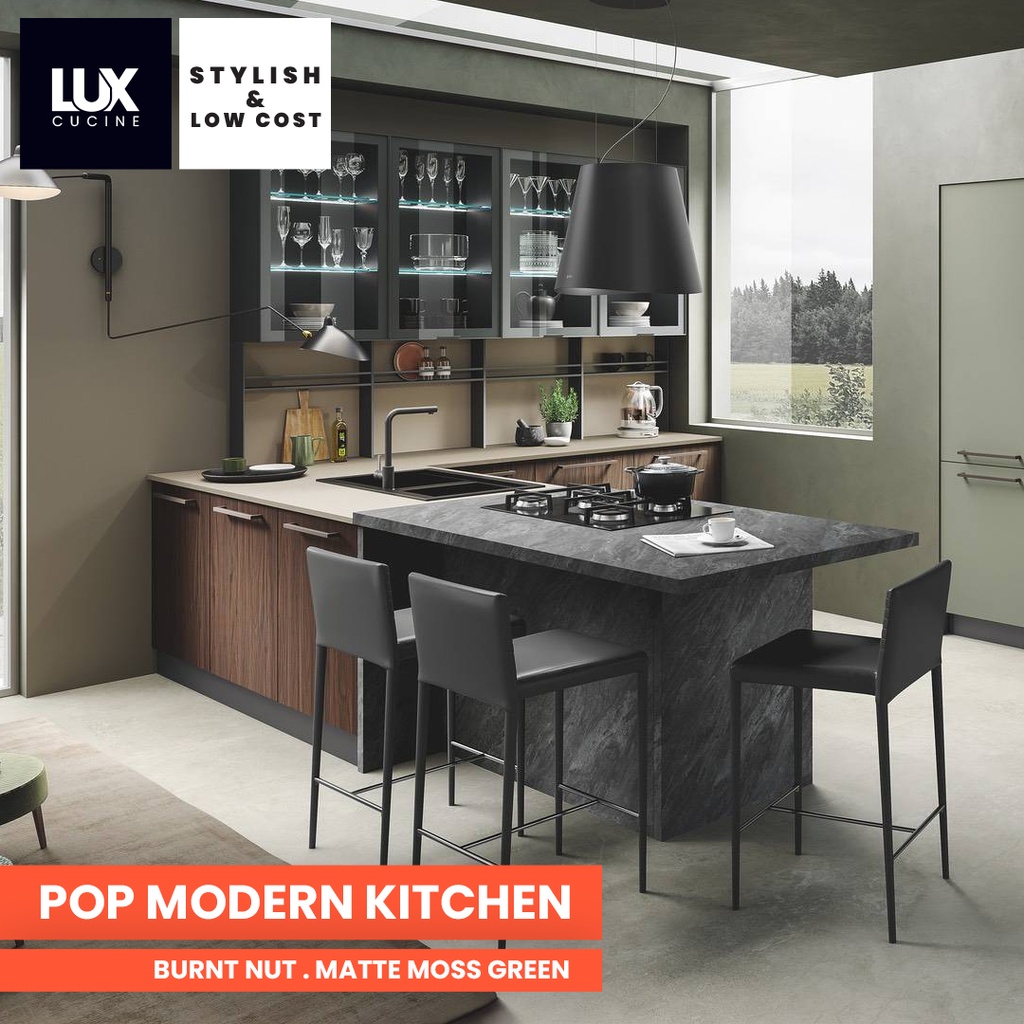 CRC POP Modern Kitchen in Matt Finish Malta