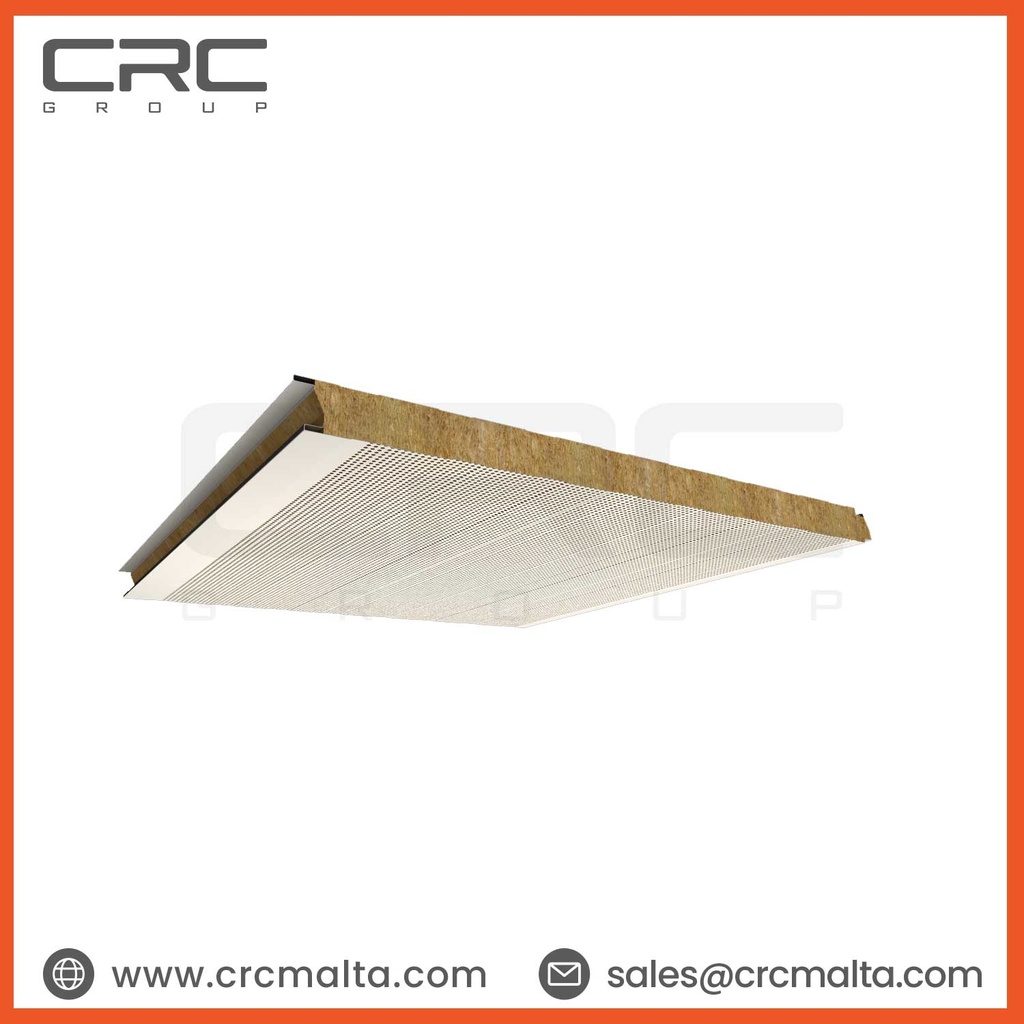 CRC Rock Wool Insulated Acoustic Secret Fix Wall Panel