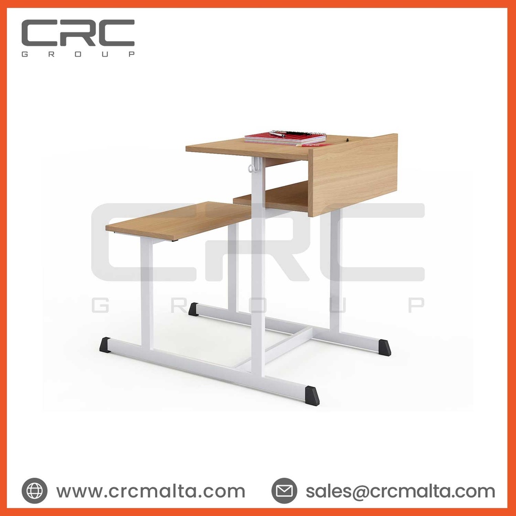 CRC Safir double front paneled desk set D01-4141