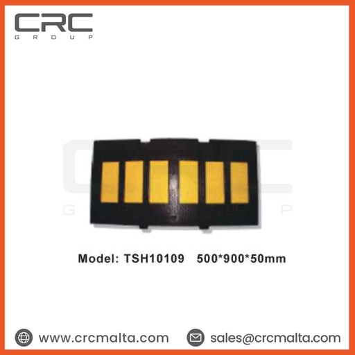 [Web-Shanghai Eroson Traffic Facility-006] CRC Rubber Speed Bumps 500×900×50mm